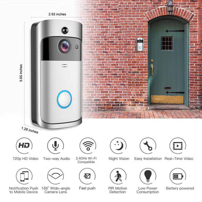Smart Video Doorbell Camera-TopOnlineBargains.Com