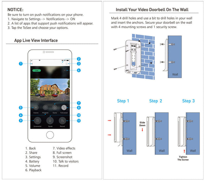 Smart Video Doorbell Camera-TopOnlineBargains.Com