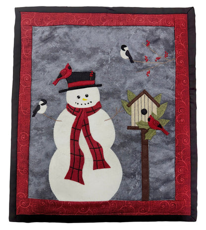 Snowman Quilted Wall Hanging Kit by Rachel's of Greenfield