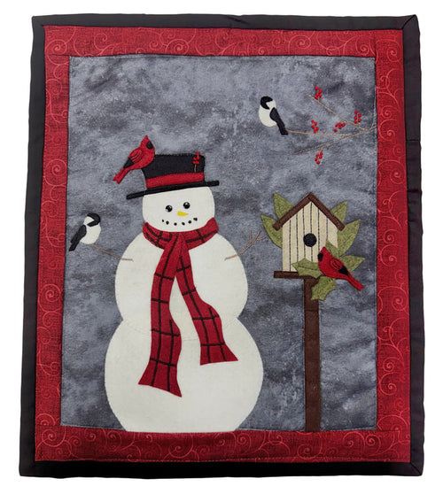 Snowman Quilted Wall Hanging Kit by Rachel's of Greenfield