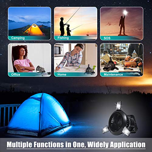 Solar Rechargeable Light and Fan-TopOnlineBargains.Com