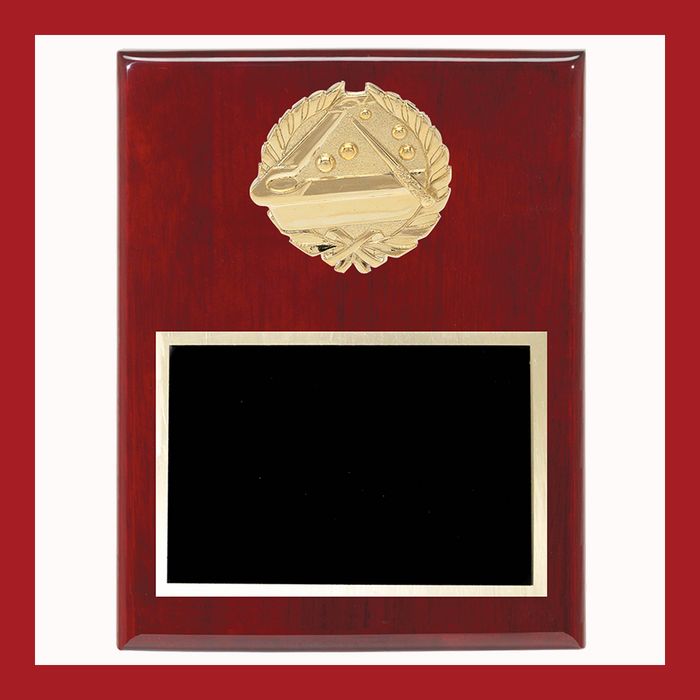 Sporting Subject Theme Mounts For Rosewood Piano Finish Plaque