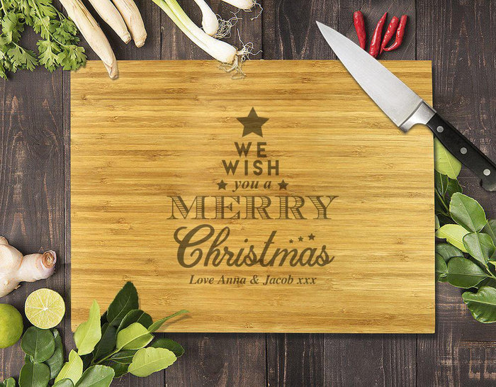Star Bamboo Cutting Board 12x16"