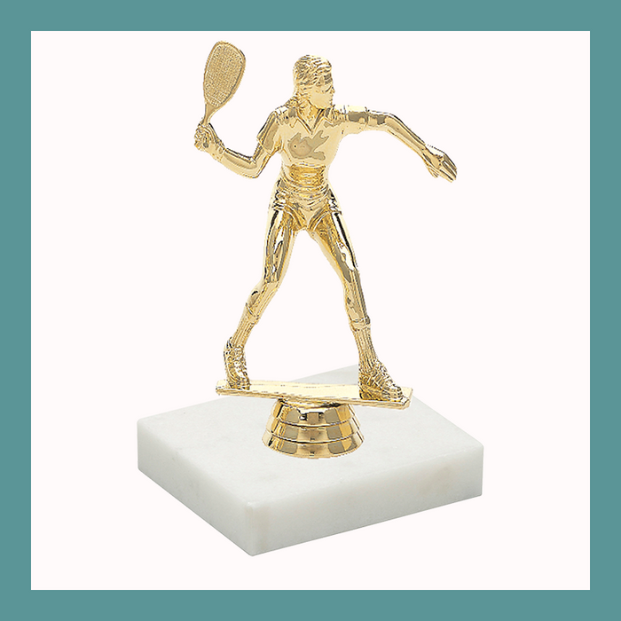 Tennis & Table Tennis Figurine Trophy