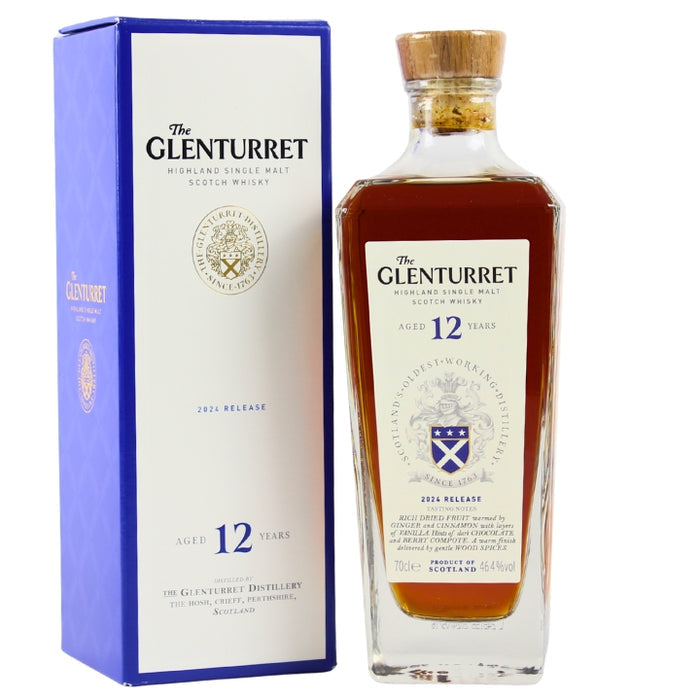 The Glenturret 12 Years Old Single Malt 2024 (70cl, 46%)