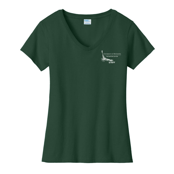 The Raptor Center Staff / Vol Women's V-Neck T-Shirt - ships directly from maker