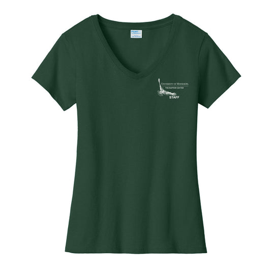 The Raptor Center Staff / Vol Women's V-Neck T-Shirt - ships directly from maker