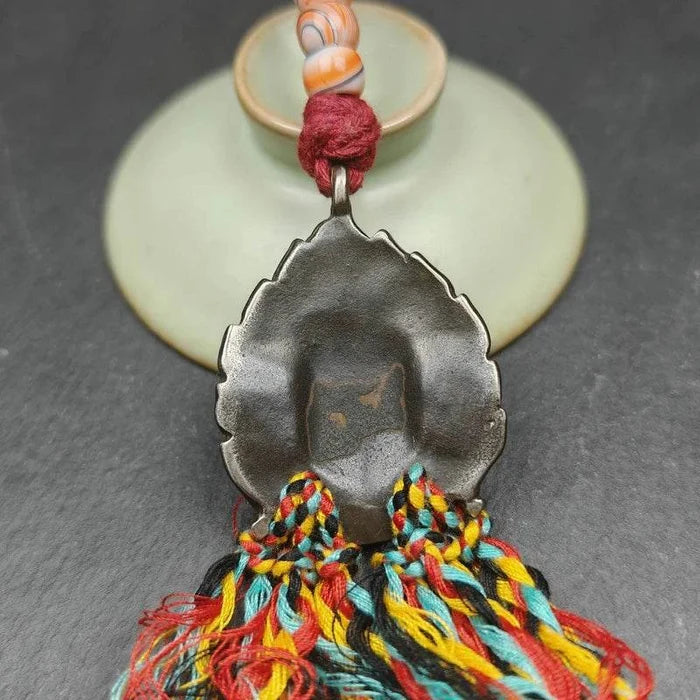 Thokcha Amulet,Mahakala Pendant, Buddhist Protector - Tibetan Buddhist amulet, view 5
