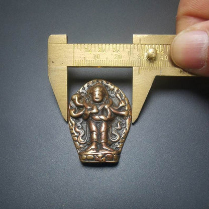 Thokcha Pendant,Six-armed Manjusri,Wisdom Buddha - Buddha statue, view 8