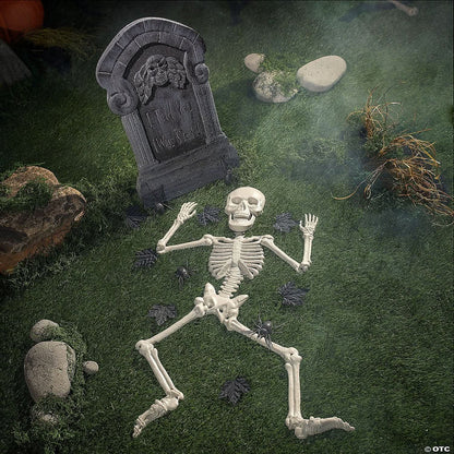 Tombstone & Skeleton Graveyard Halloween Decorations Set