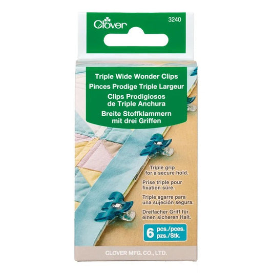 Triple Wide Wonder Clips By Clover