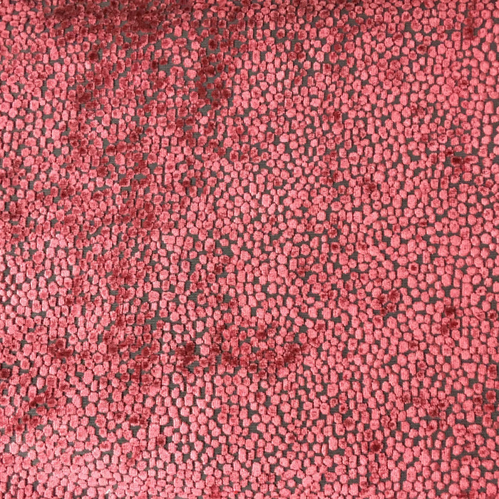 Florence Dots - Burnout Velvet Upholstery Fabric by the Yard - Available in 18 Colors - Henna - Top Fabric - 3