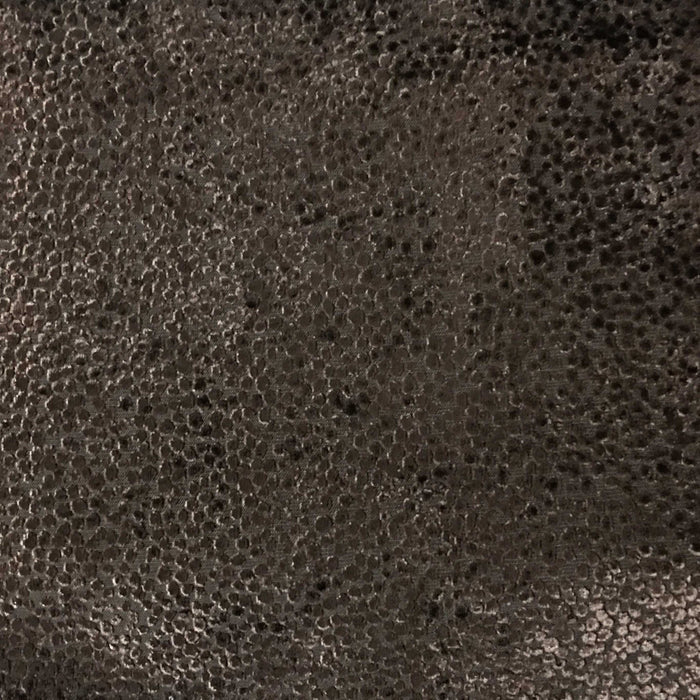 Florence Dots - Burnout Velvet Upholstery Fabric by the Yard - Available in 18 Colors - Coffee Bean - Top Fabric - 4