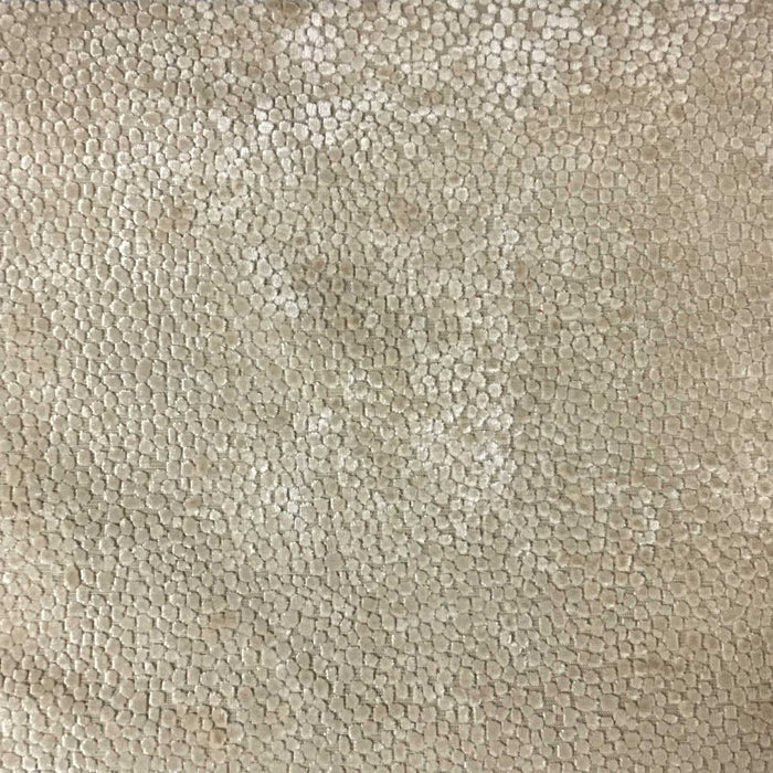 Florence Dots - Burnout Velvet Upholstery Fabric by the Yard - Available in 18 Colors - Oyster - Top Fabric - 8
