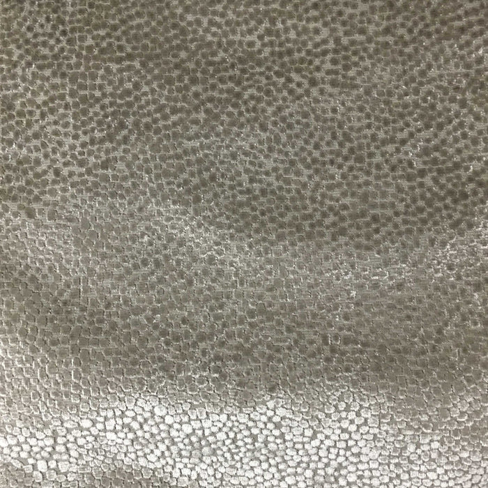 Florence Dots - Burnout Velvet Upholstery Fabric by the Yard - Available in 18 Colors - Plaza Taupe - Top Fabric - 10