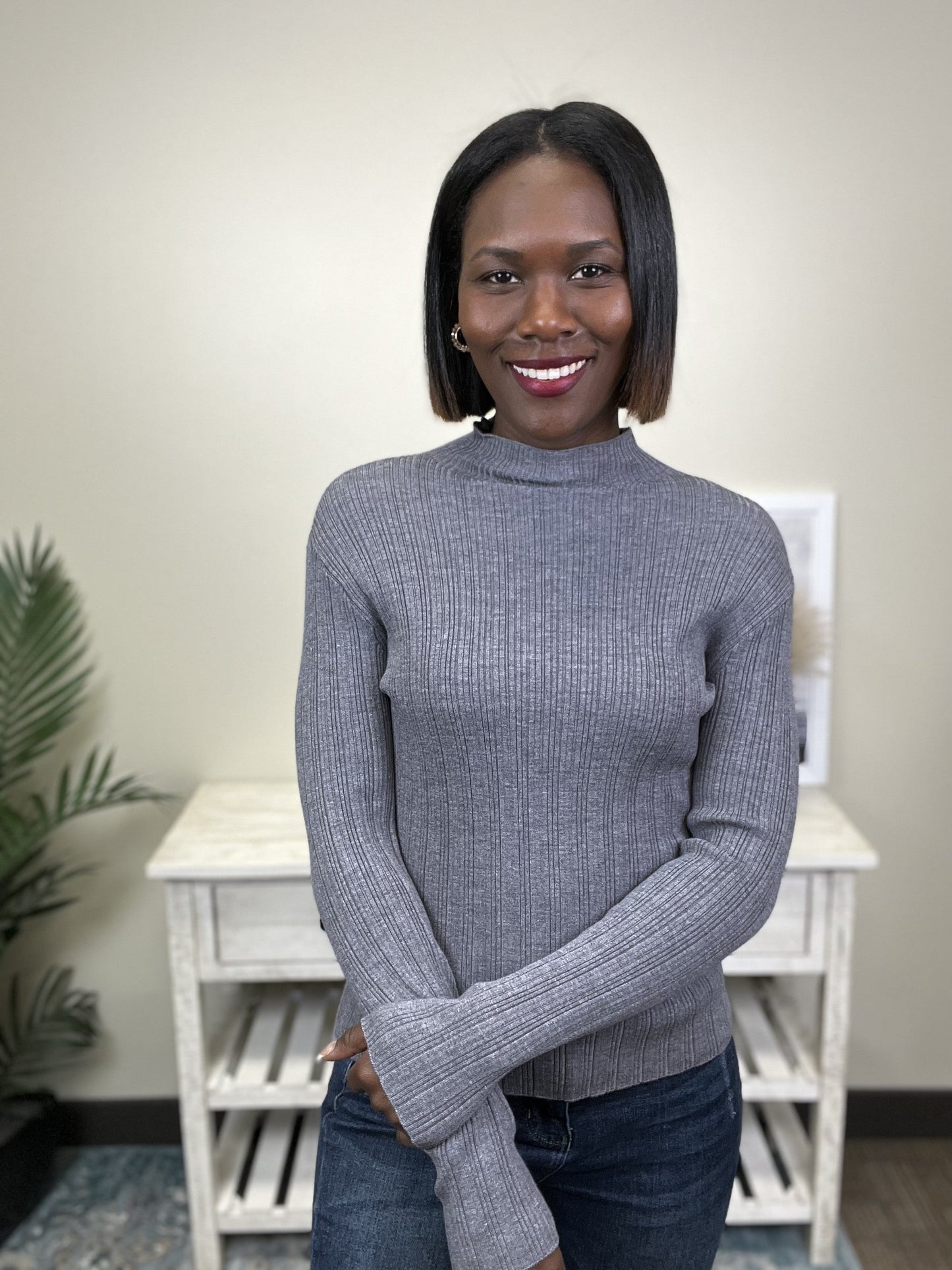 Introduced Happiness Women's Fitted Sweater
