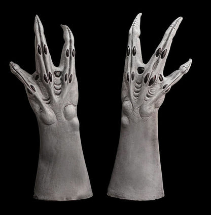 "Ultimate Alien Hands- Grey" Deluxe Latex Halloween Costume Gloves