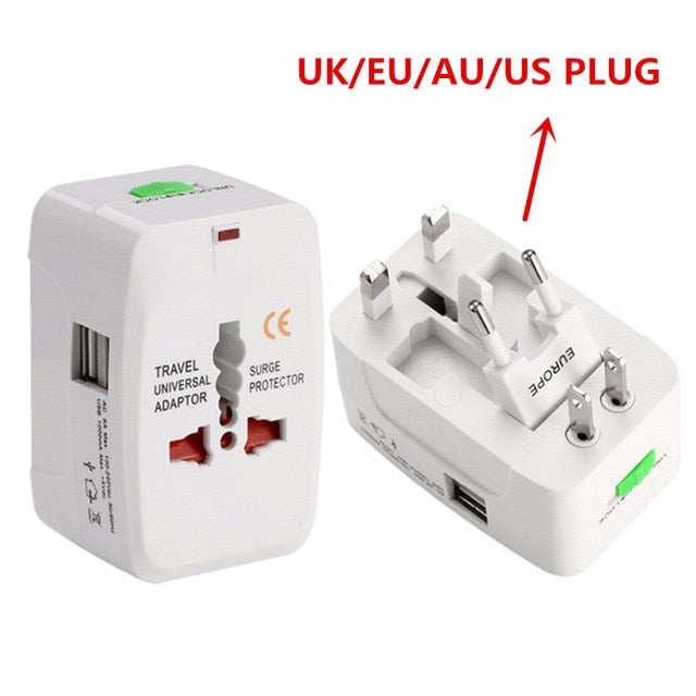 Universal International Plug Adapter and USB-TopOnlineBargains.Com