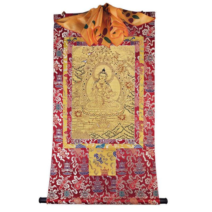 Vajrasatva Image - Tibetan thangka painting, view 7