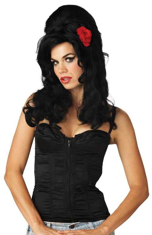 "Vampiress Rose - Black" Halloween Wig