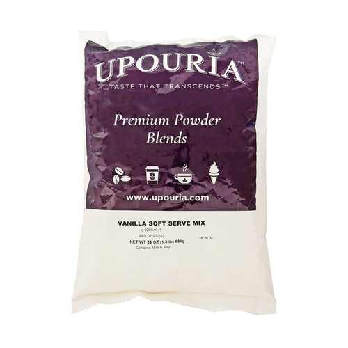packet of vanilla soft serve mix