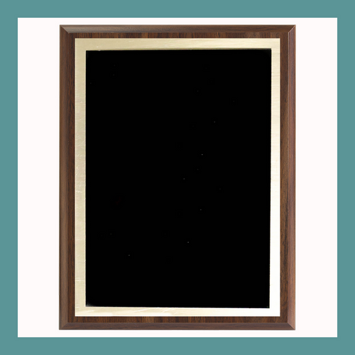 Walnut Finish Vertical Plaques