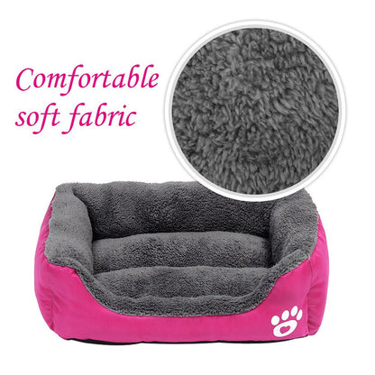 Warm Fleece Padded Dog Bed-TopOnlineBargains.Com