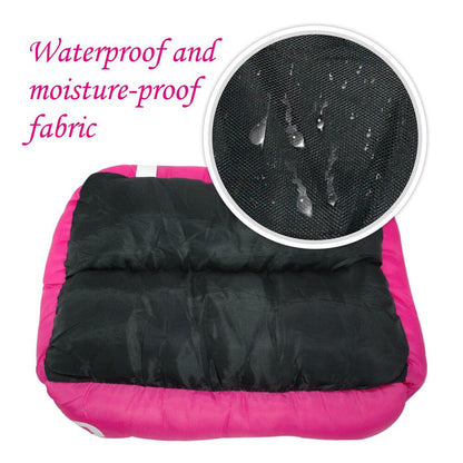 Warm Fleece Padded Dog Bed-TopOnlineBargains.Com