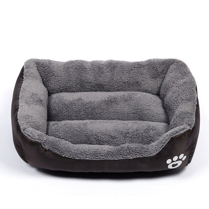 Warm Fleece Padded Dog Bed-TopOnlineBargains.Com
