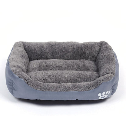Warm Fleece Padded Dog Bed-TopOnlineBargains.Com