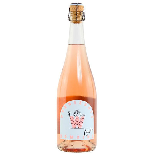 Wednesday's Domaine Cuvee Alcohol Free Sparkling Rose Wine