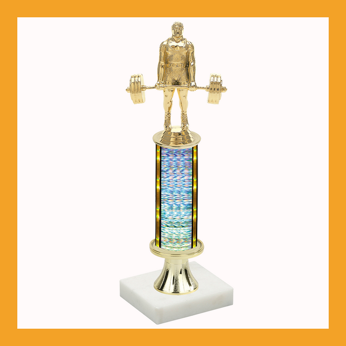 Weightlifting & Wrestling Pedestal Trophy