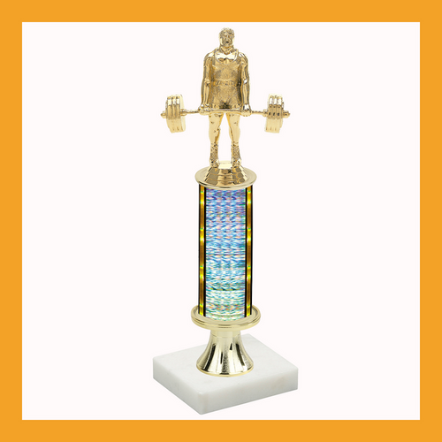 Weightlifting & Wrestling Pedestal Trophy