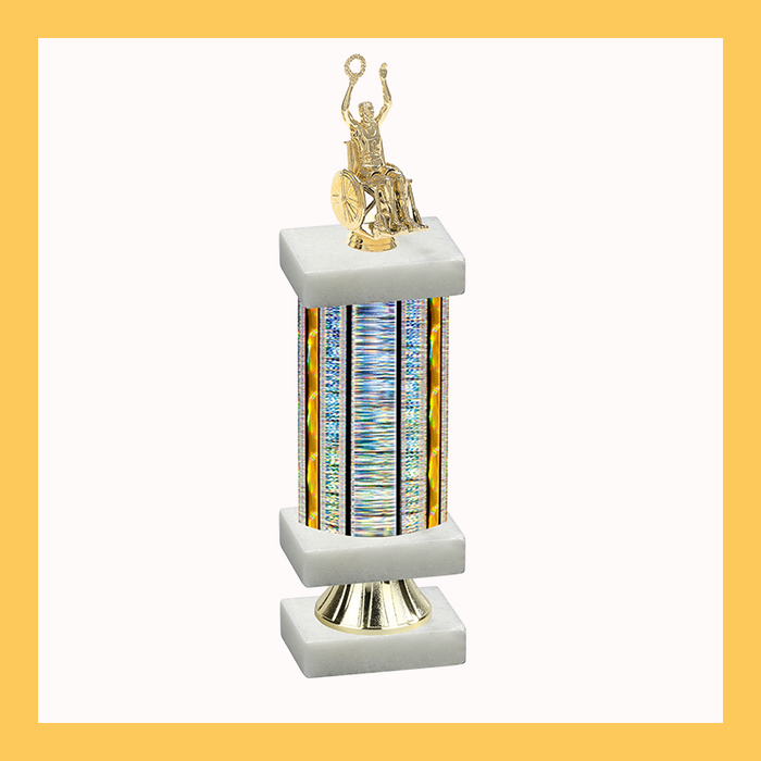 Wheelchair Column Riser Trophy
