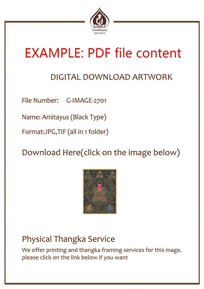 White Tara Image - Tibetan thangka painting, view 6