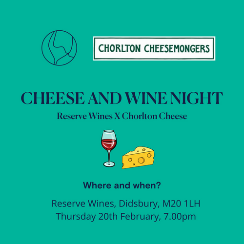 Wine and Cheese at Didsbury 20th February 2025