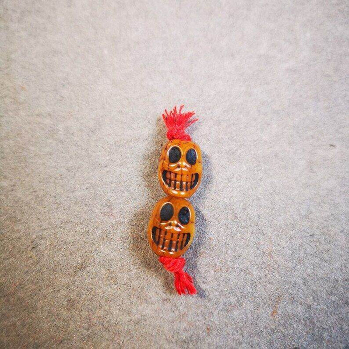 Yak Bone Carved Skull Citipati Beads for Prayer Beads,Mala - Tibetan Buddhist mala beads, view 6