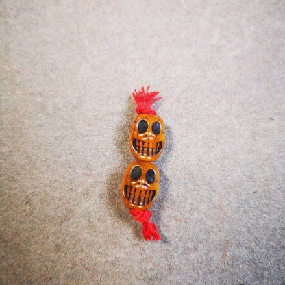 Yak Bone Carved Skull Citipati Beads for Prayer Beads,Mala - Tibetan Buddhist mala beads, view 6