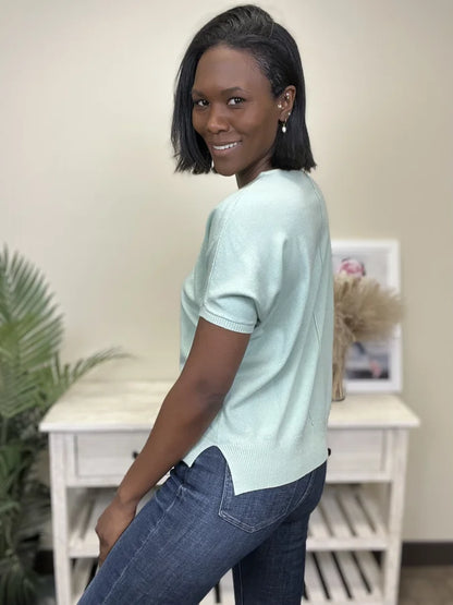 Loveliest Of Them All Women's Soft Dolman Short Sleeve Hi-Lo Top